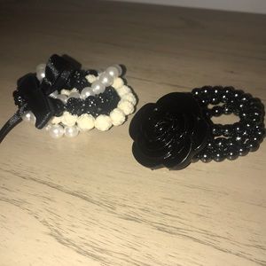 Two flower bracelets!